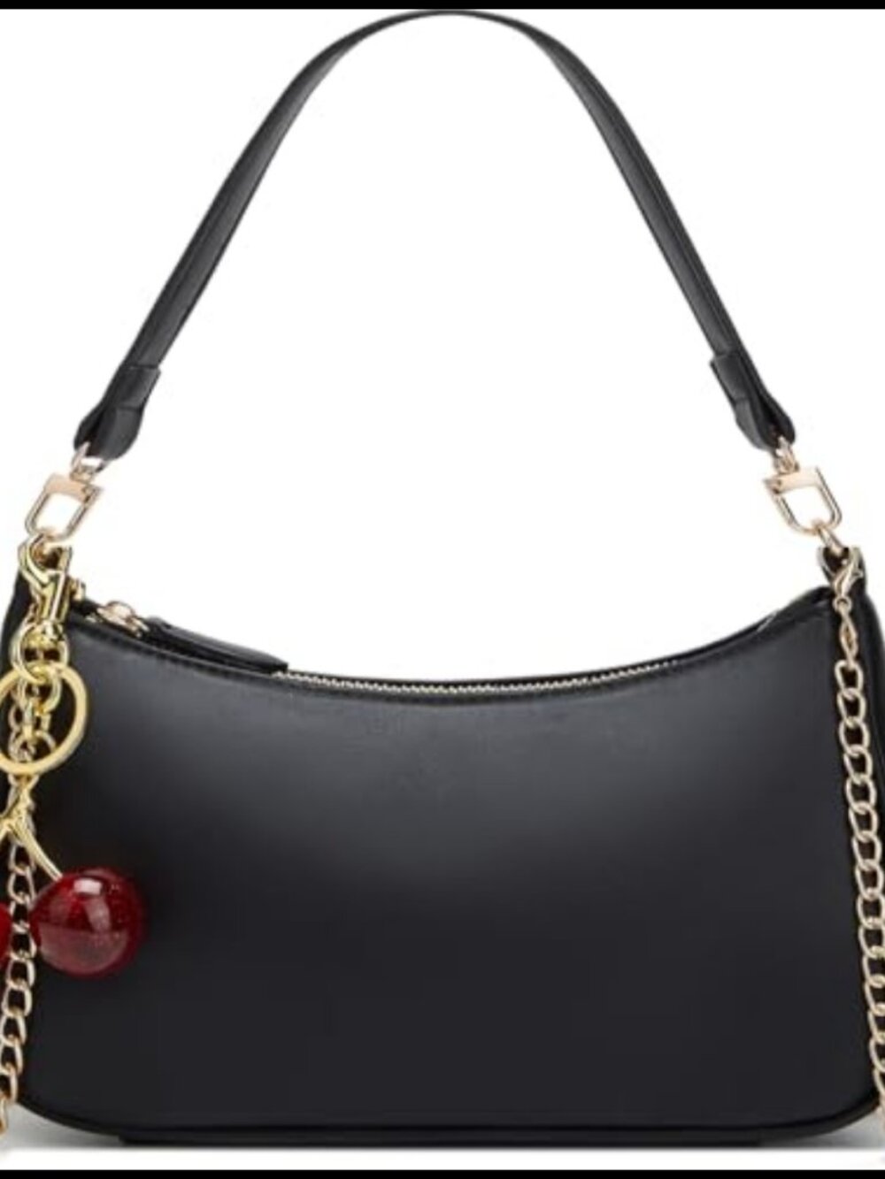 PU Leather Shoulder Bag Women Cute Hobo Purse Removable Straps